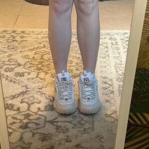 Fila, white, size 4-5.
